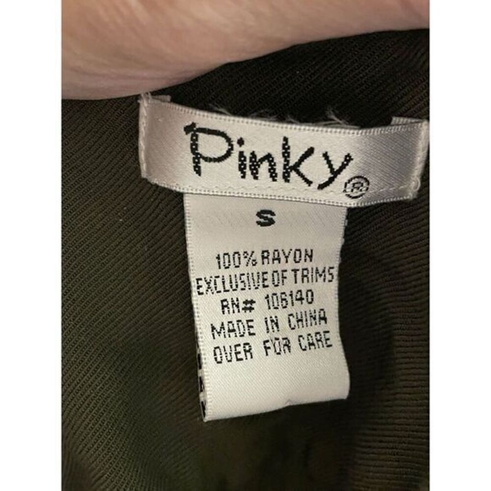 Pinky Shacket Green Full Zip Women's Size Small - Picture 4 of 4